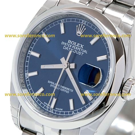 offerta rolex datejust anno 2018 quadrante blu|Rolex Datejust 36 'Blue Dial .